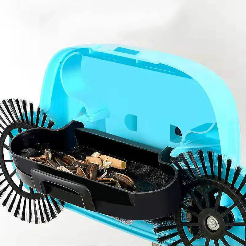 Sweeper Handheld Vacuum Cleaner Home Use Broom Dustpan Lazy Creativity Cleaner Multifunction Manual Sweeping Machine E11047