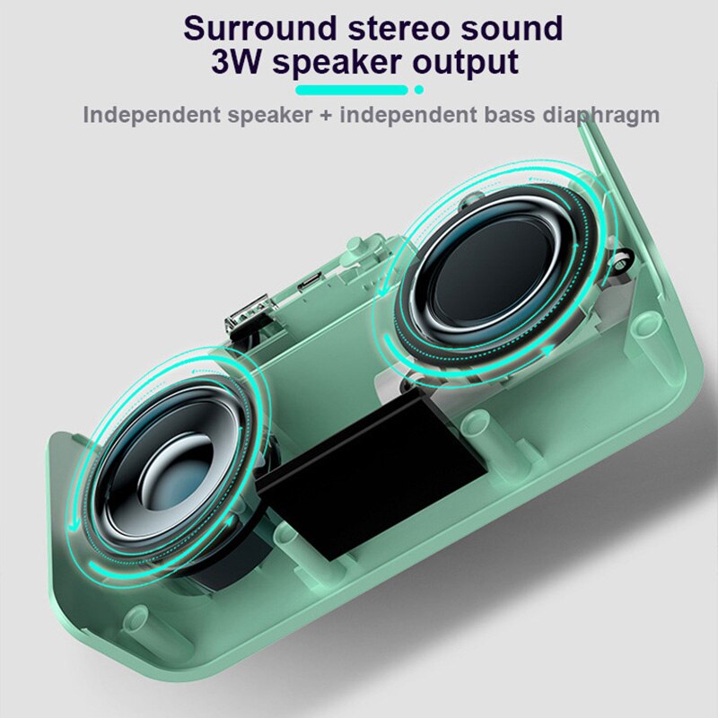 Bluetooth-lautsprecher, tragbarer kabelloser lautsprecher, basslautsprecher, outdoor-usb-lautsprecher, hd-sound, tf-subwoofer-lautsprecher