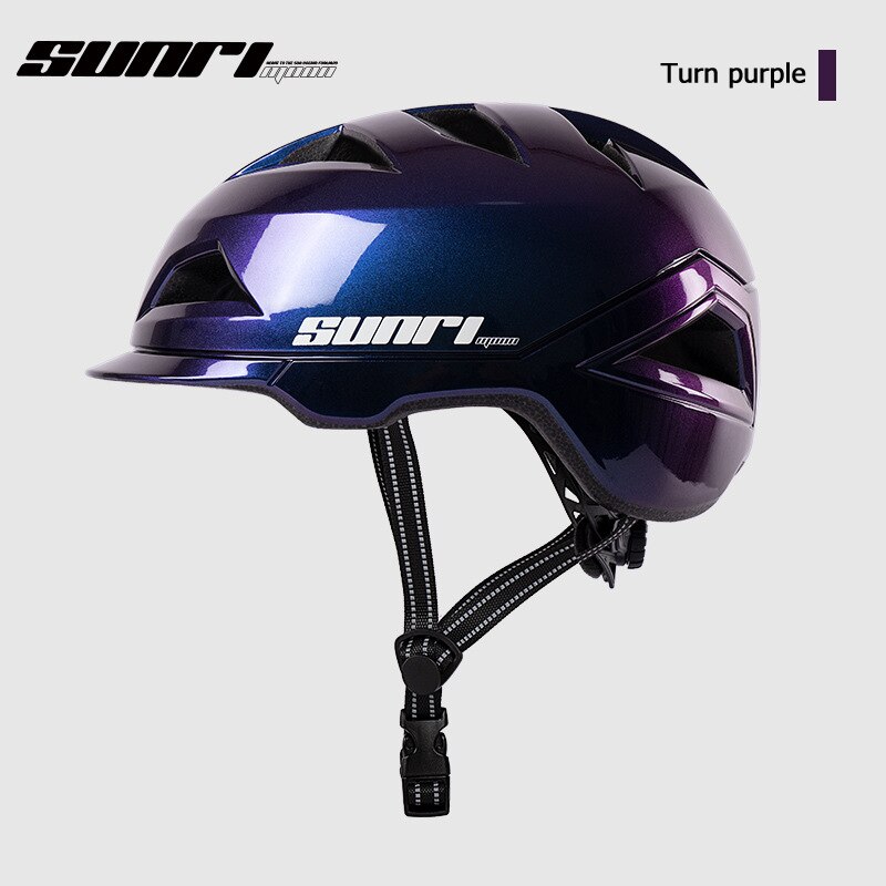 Sunrimoon Stad Commuter Fiets Helm Zomer Bescherming Hoed Racefiets Veiligheid Helm Vrouwen Mannen Lichtgewicht Fietshelm M/L