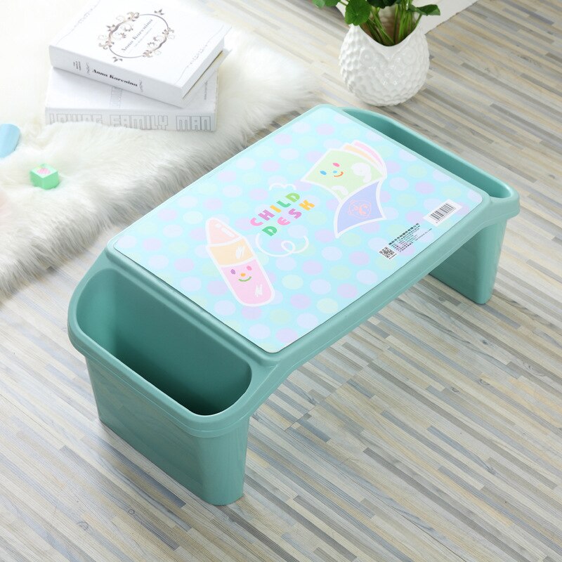 Plastic Study Table for Kids Toddlers Baby Desk with Holder Organizer Portable Laptop Desk Durable Safe Material for Children