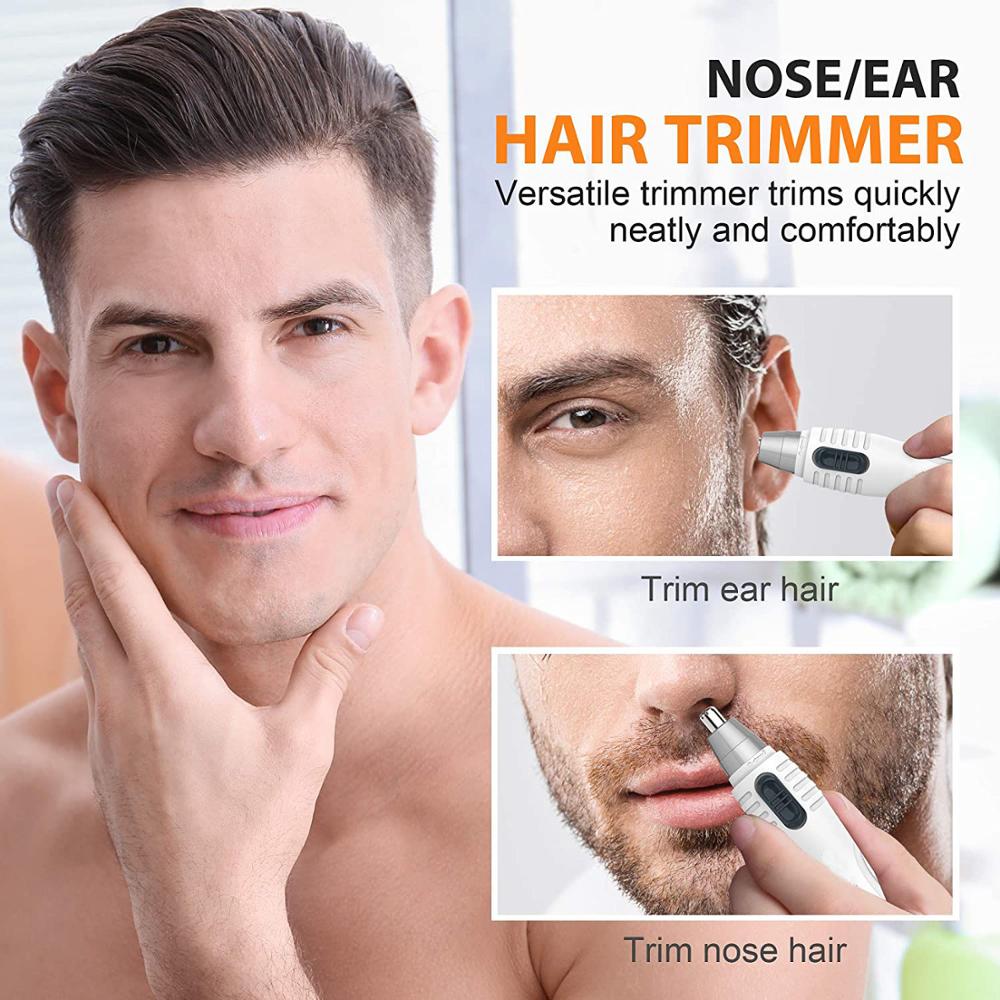 Øre næse hår trimmer klipper smertefri øjenbryn og ansigtshår trimmer til mænd kvinder hårfjerning barbermaskine fru xie