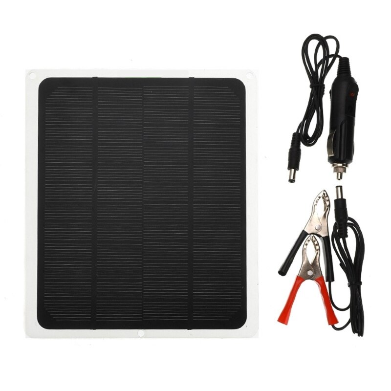 Protable Car Solar Panel Charger Kit Outdoor Emergency Electric Board for Car K3KA