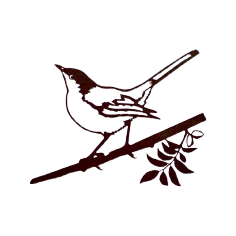 Yard Art Tree Bird Owl Animal Art Garden Metal Tree Stainless Steel Art Metal N7MD