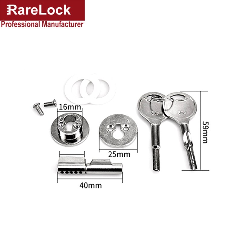 Glass Display Cabinet Lock Wine Cabinet Glass Furniture Lock Cupboard Wardrobe Rarelock MMS571 e