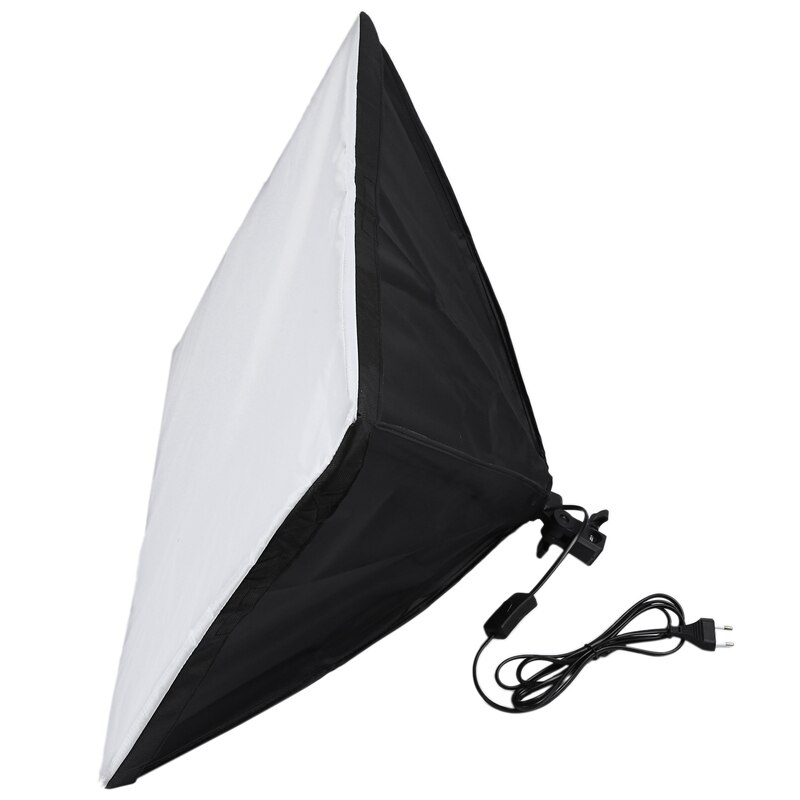 50X70Cm Foto Video Studio Continue Verlichting Softbox E27 Holder Soft Box: Default Title