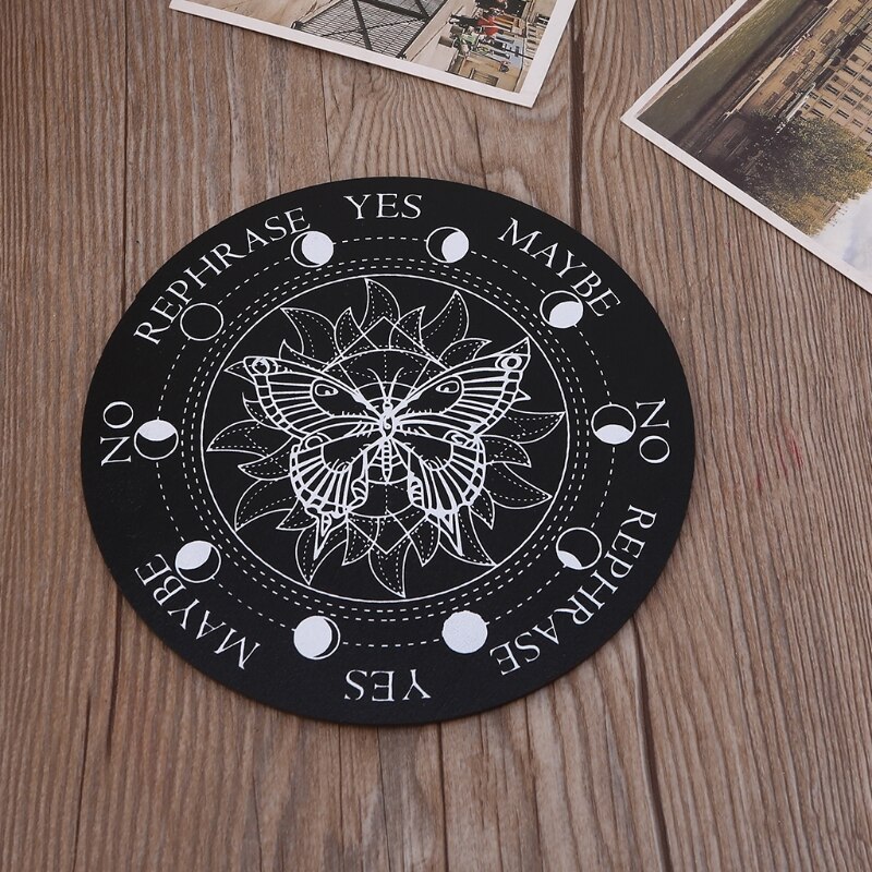 Bordas lisas não tóxicas ecologicamente corretas placa de adivinhação de dowsing de madeira