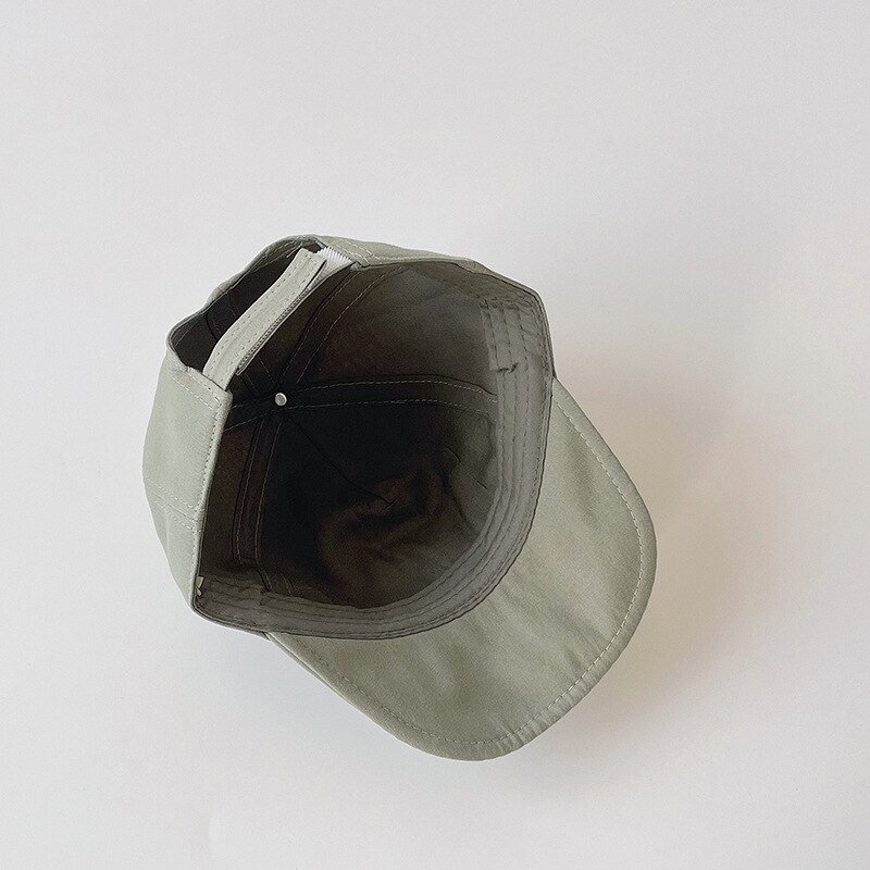 Primavera verão ins estilo 0-2 anos bebê meninos moda bonés crianças simples letras macio brims bonés de beisebol