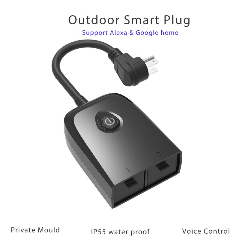 Outdoor WIFI Smart Steckdose Smart Home Können Sprachsteuerung Timing Buchse Einfach Zu Gehen, Kompakt Und Bequem