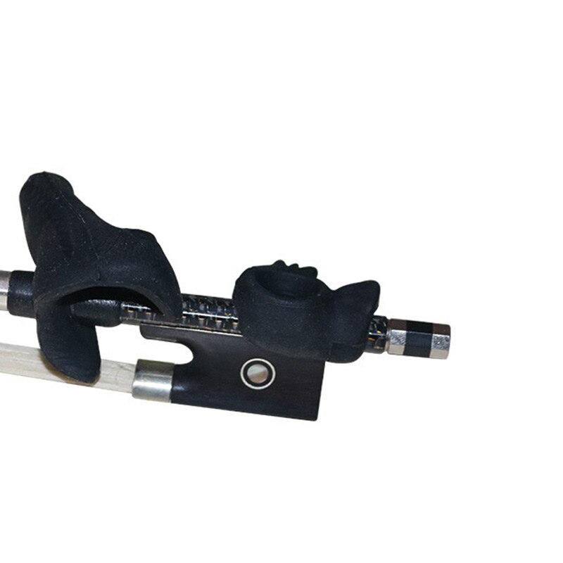 Porte-archet pour violon, outil pédagogique, poignée pour apprendre à corriger la Posture, accessoires pour débutants, Correction de la Posture, orthèses: black