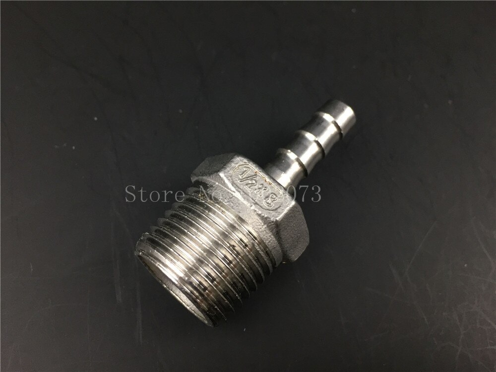 Stainless Steel Beer brewing Weldless Kettle Ball Valve 1/2&quot;NPT Kit Quick Disconnect Set, Pipe Fitting Nut and bulkhead assembly: Hose Barb Fitting