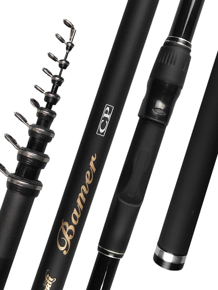 Karbonowa wędka obrotowa latająca przynęta na karpia z włókna węglowego lekka sztywna 28 regulowana miniaturowa wędka uchwyt rolki