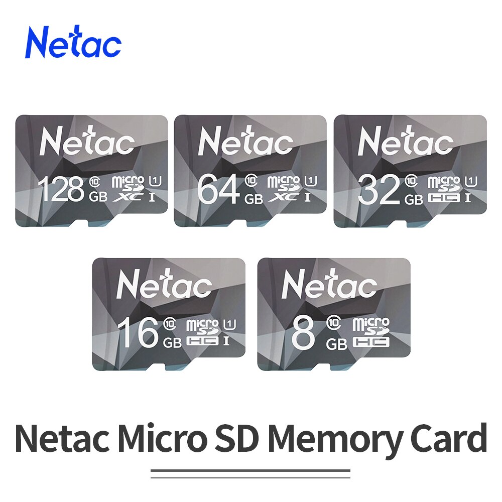 Netac carte Micro SD 32gb 64gb 16gb Class10 TF carte 128gb carte mémoire pour Smartphone et ordinateur portable