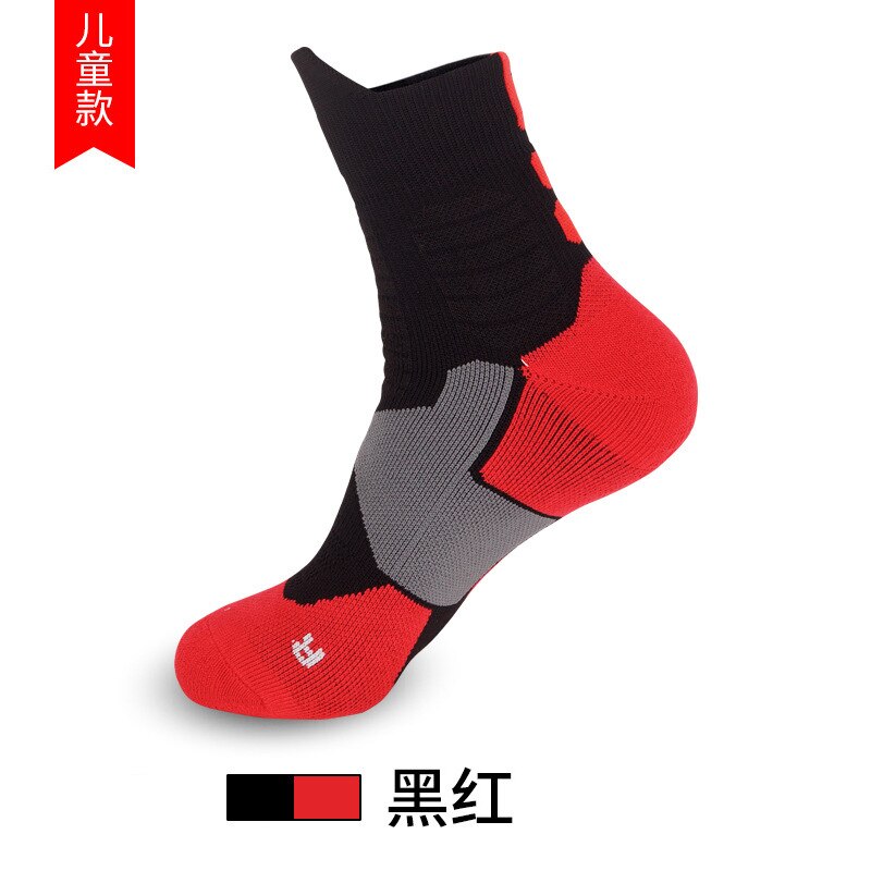 Kids Basketbal Sokken Vrouwen Sport Druk Fietsen Korte Buis Running Wandelen Antislip Antihechtende Comfortabele Kleur Sokken: EML8501-8