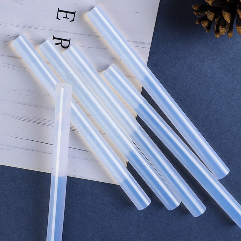Smältlimstift 7mm/11mm manuell gör-det-själv transparent smältstift hushållssmältlimpistol hög viskositet snabb smältstift