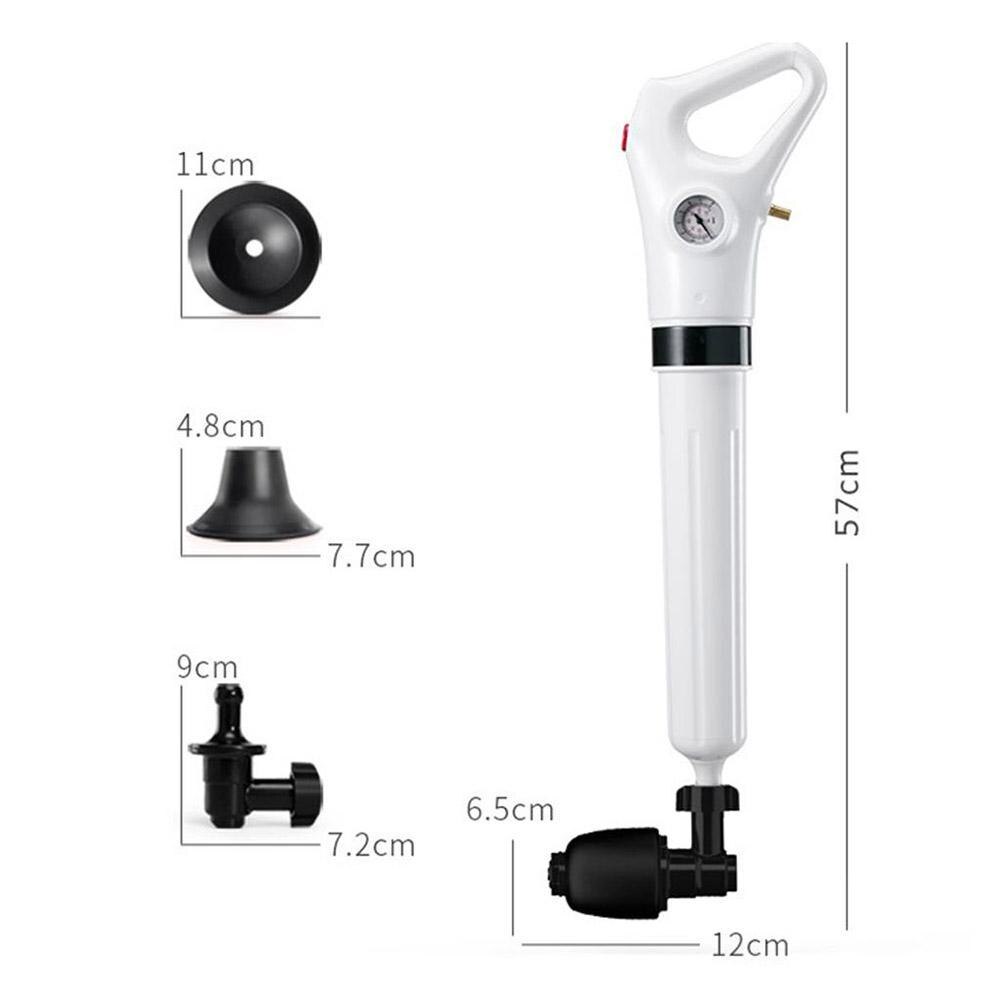 Toilet Plungers Drain Unblocker High Pressure Air Drain Blaster Cleaner Powerful Manual Pneumatic Dredge Equipment Clogged Pipe