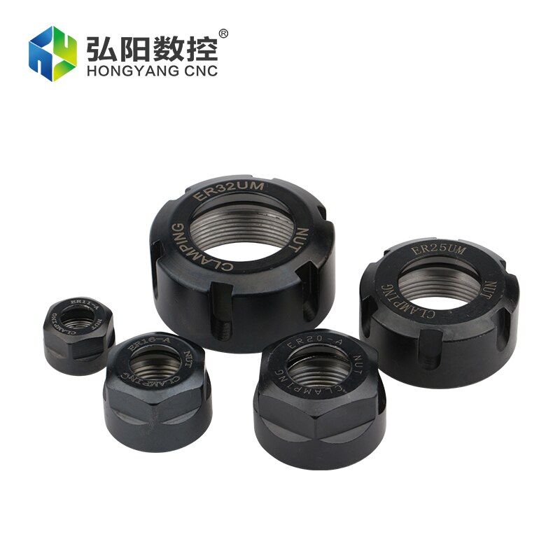 ER11 ER16 ER20 ER25 ER32 CNC Router Engraving Collet Clamping Hex Nut,For CNC Lathe Milling Collets Chuck Holder