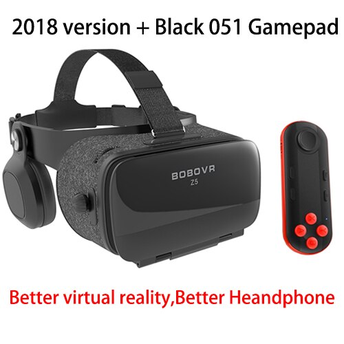 Bobovr  z4 update bobo vr  z5 120 fov 3d karton helm virtual reality brille headset stereo für 4.7-6.2 'mobiltelefon: 2018 z5 051 schwarz