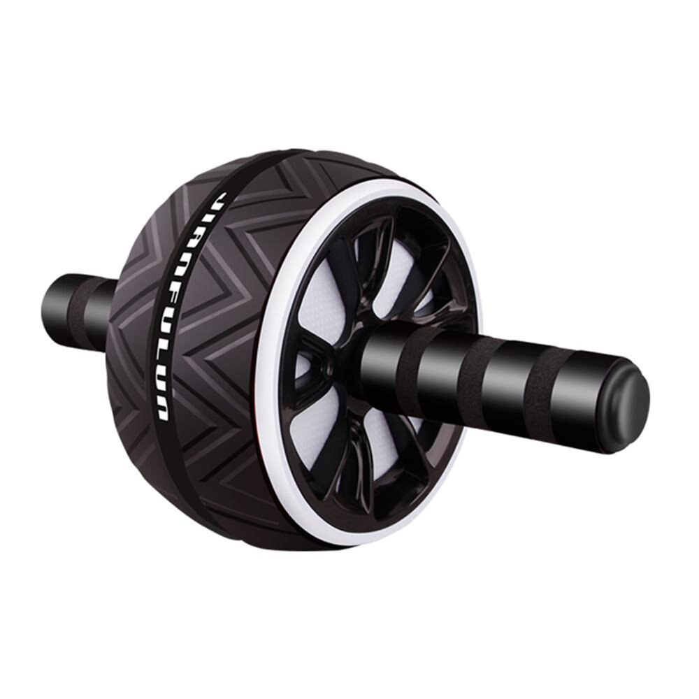 Indoor Exercise Abdominal Wheel (Black Abdominal Wheel) Wheel Exercise Gym Roller Abdominal Core Fitness Muscle Trainer Roller: White