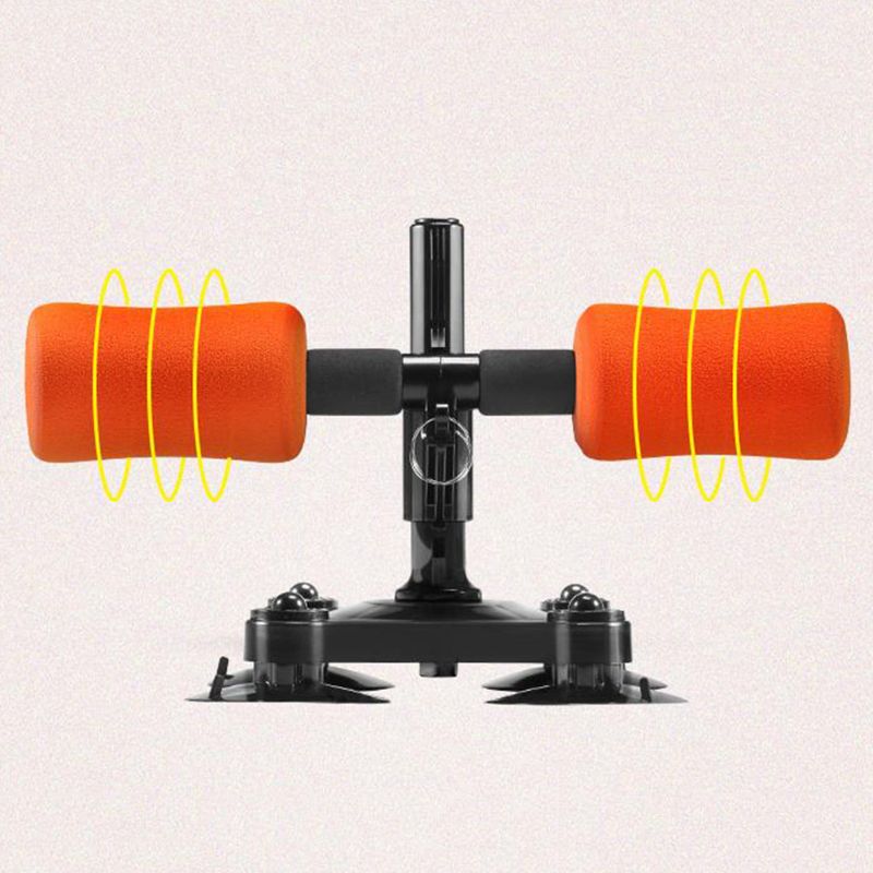 Sit Up Equipment, Sit-Ups Exercise Bar Machine for Floor with 4 Adjustable Posit