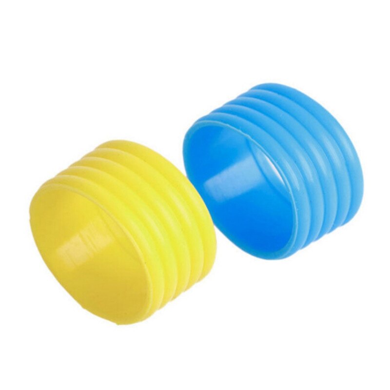 5 uds mango de la raqueta de tenis anillo elástico de goma raqueta de tenis anillo de agarre Overgrip Protector raqueta de tenis anillo fijo