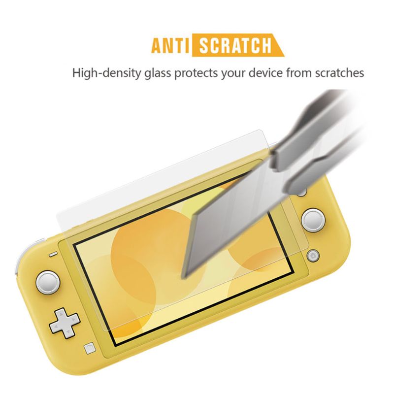 2 st anti-repor skärmskydd härdat glas skyddsfilm för nintend switch lite spelkonsol speltillbehör 95af