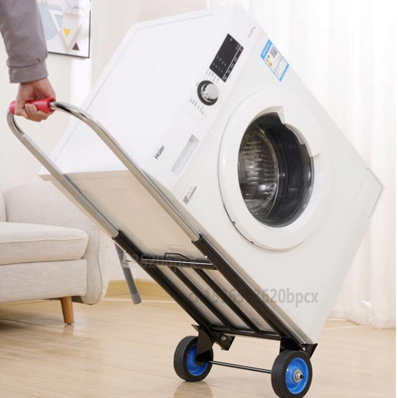 Small Pull Cart Home Folding Retractable Trolley Shopping Compression-resistant and Wear-resistant Luggage Carrying Pull A Truck