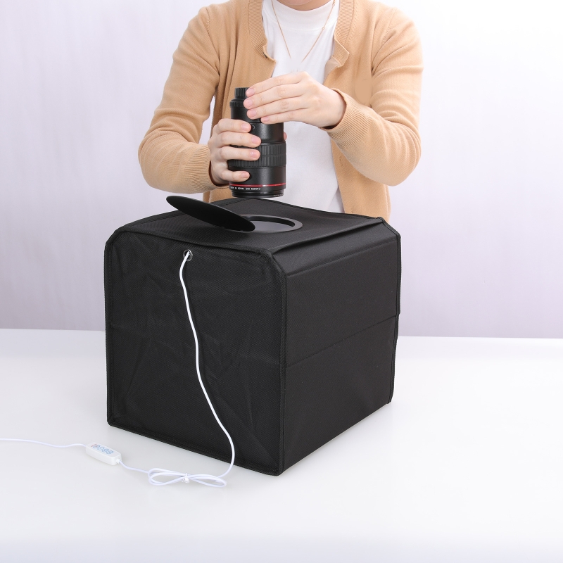 K3NB Portable Photo Studio Light Box Professionele Dimbare Schieten Tent Kit Met 112 Led-verlichting &amp; 6 Achtergronden Fotografie