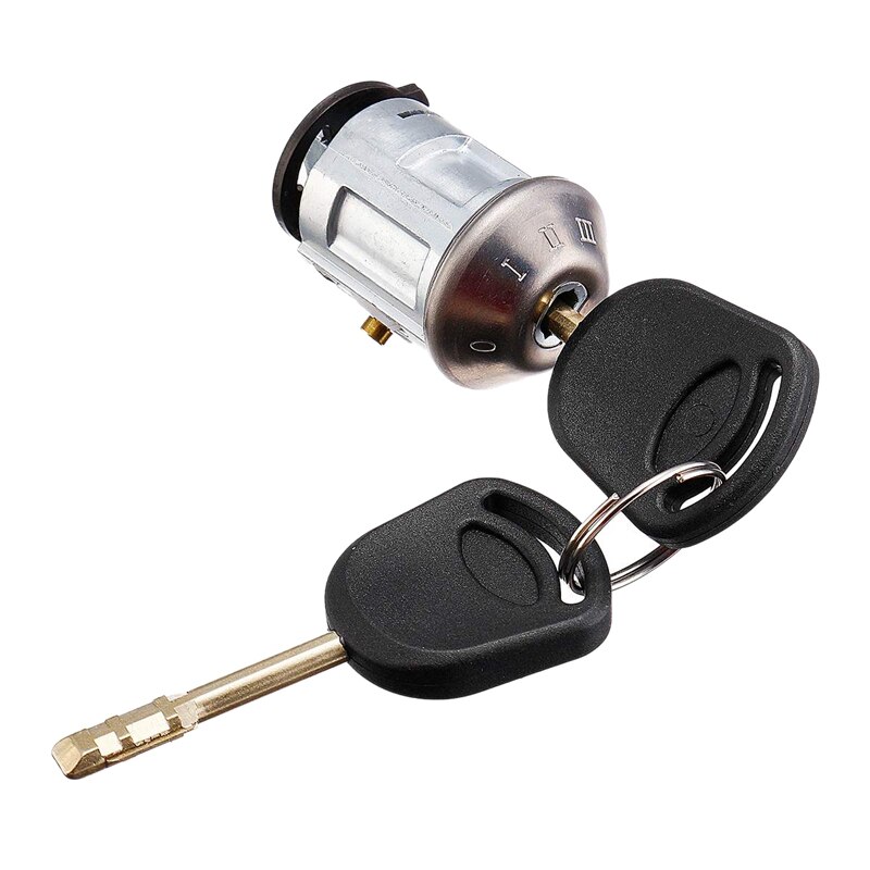 Interruptor de arranque de coche, cilindro de bloqueo con 2 llaves para Ford Focus MK1 Transit Connect 1998 1022184 1677531