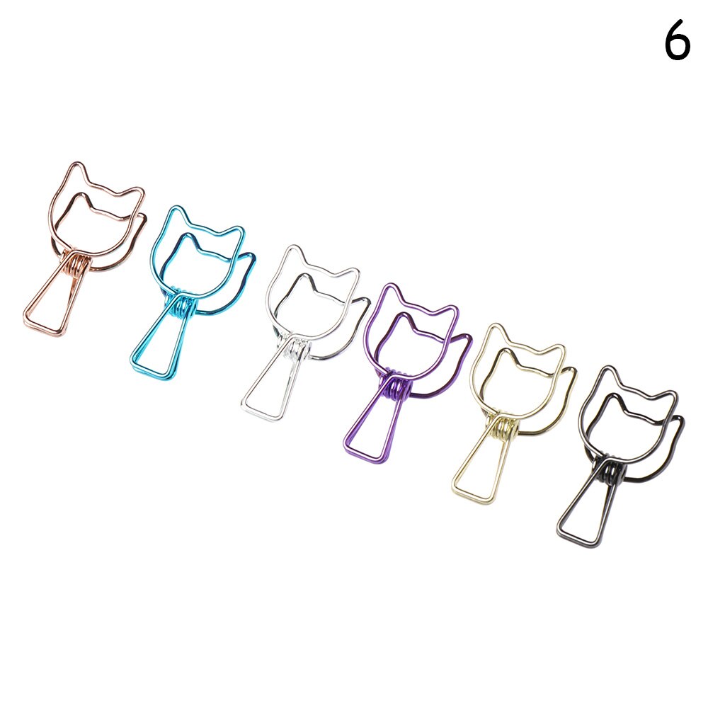 5/6Pcs Stainless Steel Bag Clips Calendar Letter Paper Photo Binder Clip File Clamps Food Sealing Tools School Kitchen Supplies: 6