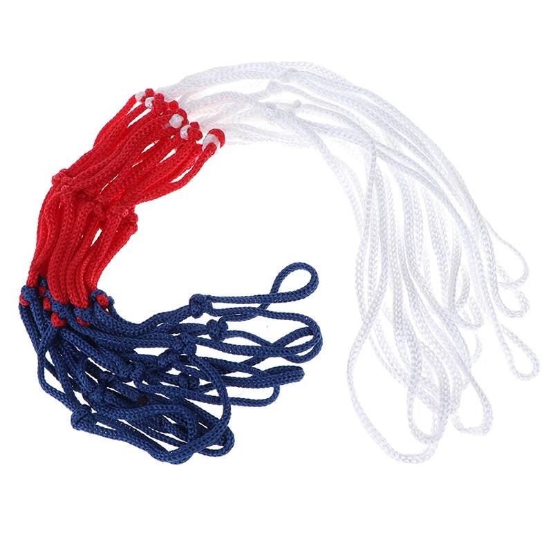 1 pc 12 løkker utendørssport basketball nett standard nylon tråd basketball bøylenett nett bakboard kant ball pum
