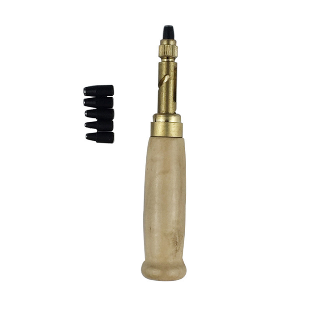 6pcs/set Automatic Belts Punch Replaceable Long Mute Rotary Punching