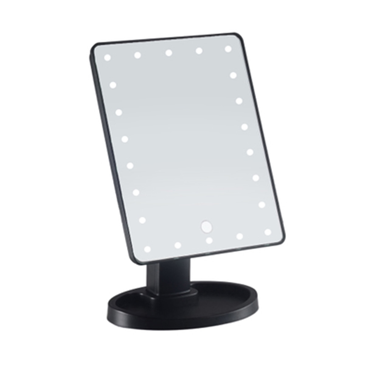 360 Degrees Rotation Makeup Mirror 16/22 LED Adjustable Touch Screen Cosmetic Beauty Desktop Vanity Table Stand Mirrors