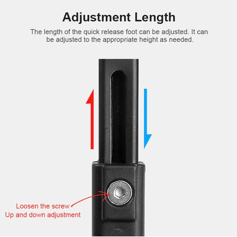 Bike Quick Release Adjustable Kickstand Bike Stay Aluminium Alloy For Bicycle Rack Kick lightweight Stands MTB Road Bicycle