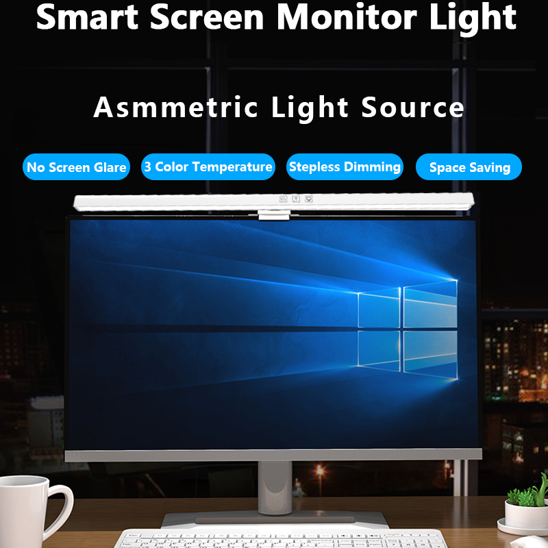 50 cm Computer Monitor Licht Bar Bildschirm Hängen Lichter Stufenlose Dimmen Für Studie Lesen Licht Tisch Monitor Lampe Schreibtisch Beleuchtung