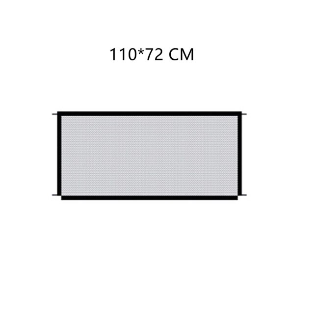 Dog Gate Mesh Dog Fence For Indoor Outdoor Safe Pet Dog Gate Pet Supplies Foldable Pet Barrier Fences for Kitchen Staircase Home: 110X72CM