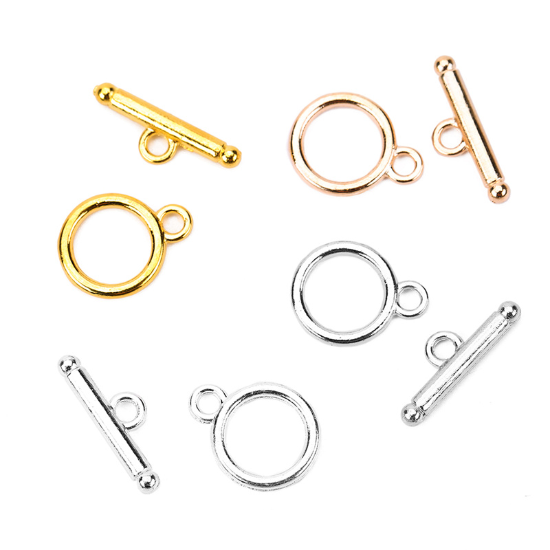 20sets Gold Color Alloy Toggle OT Clasps Hooks Metal End Connectors For Bracelet Necklace Findings Diy Jewelry Making Supplies