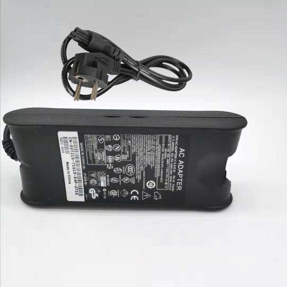 19.5V 4.62A 7.4 * 5mm PA-10 AC Adapter For Dell Inspiron 1545 N4030 N4050 1400 D610 N4010 D620 1420 D800 E6400 PA-1900-02D: 19V4.62A and EU