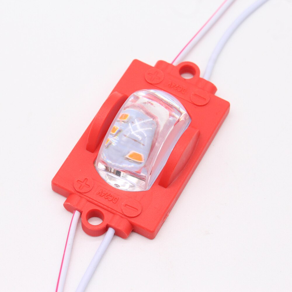 Módulo lateral de luz Led RGB IP65, resistente al agua, para publicidad, caja, camión, color rojo/Verde/azul/rosa/blanco, 12v y 24v, 20 unidades