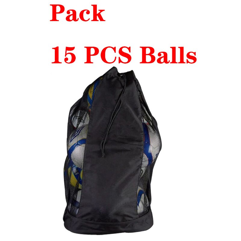 Maicca Volleybal Ballen Rugzak Super Grote Voor Voetbal Basketbal Voetbal 25 Pcs Fit Bal Net Tassen Sport Training Bag: Pack 15PCS Balls