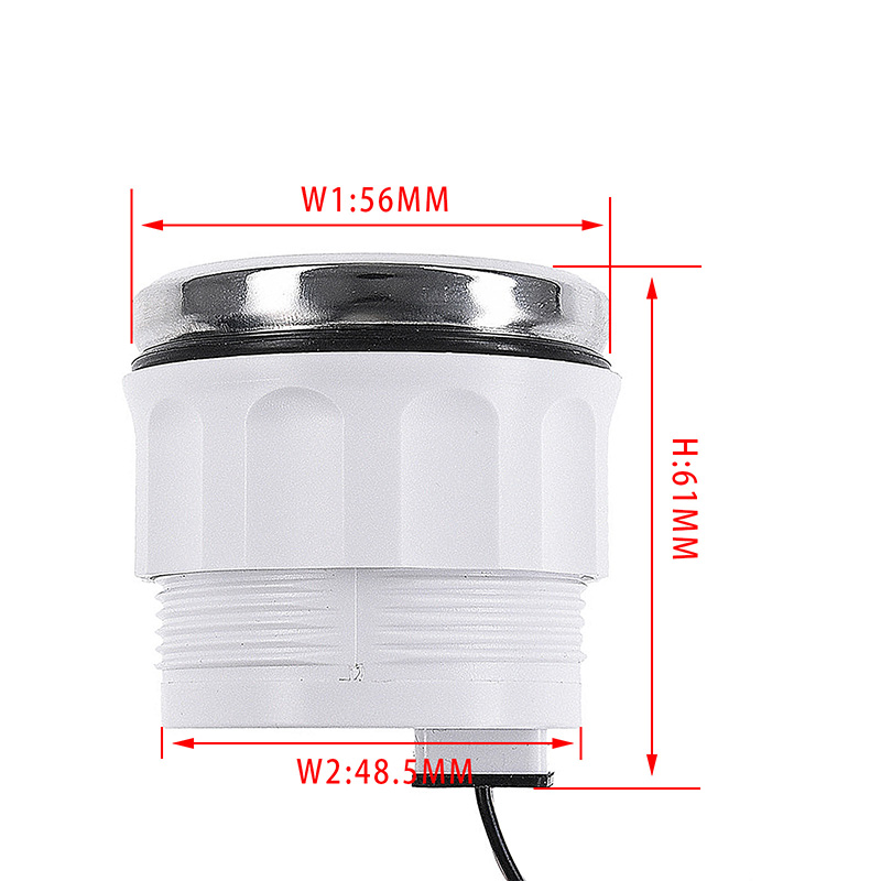 40-120℃ Water Temp Gauge Waterproof Car Boat Motorcycles Water Temperature Gauge Indicator with Red Backlight