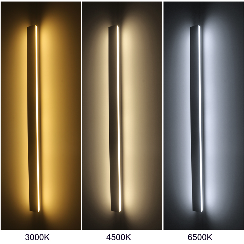 Moderne LED Wandlamp Indoor Minimalistische Led Licht Slaapkamer Nachtkastje Lange Strip Wandkandelaars Woonkamer Thuis Lichtpunt AC220V