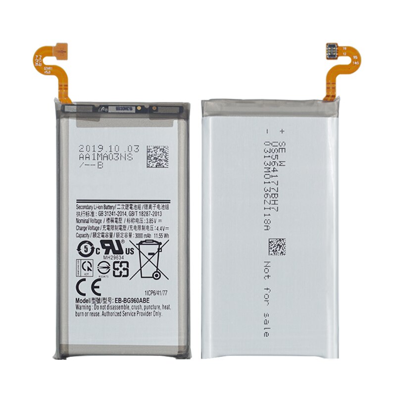 Original Battery EB-BG960ABE For Samsung Galaxy S9 SM-G960 SM-G960F SM-G960U SM-G960W G960F/DS G9600 3000mAh +Tools