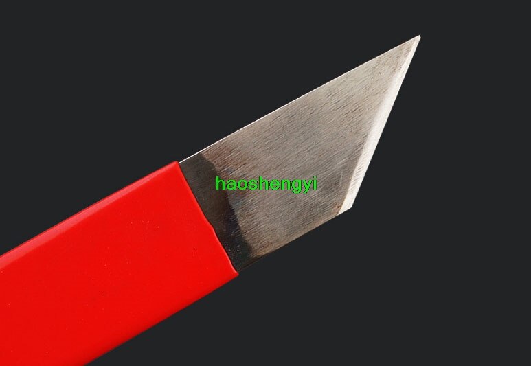 Diagonale schaufel leder messer, leder schneiden messer, leder schneiden hoch-Geschwindigkeit stahl schaufel messer