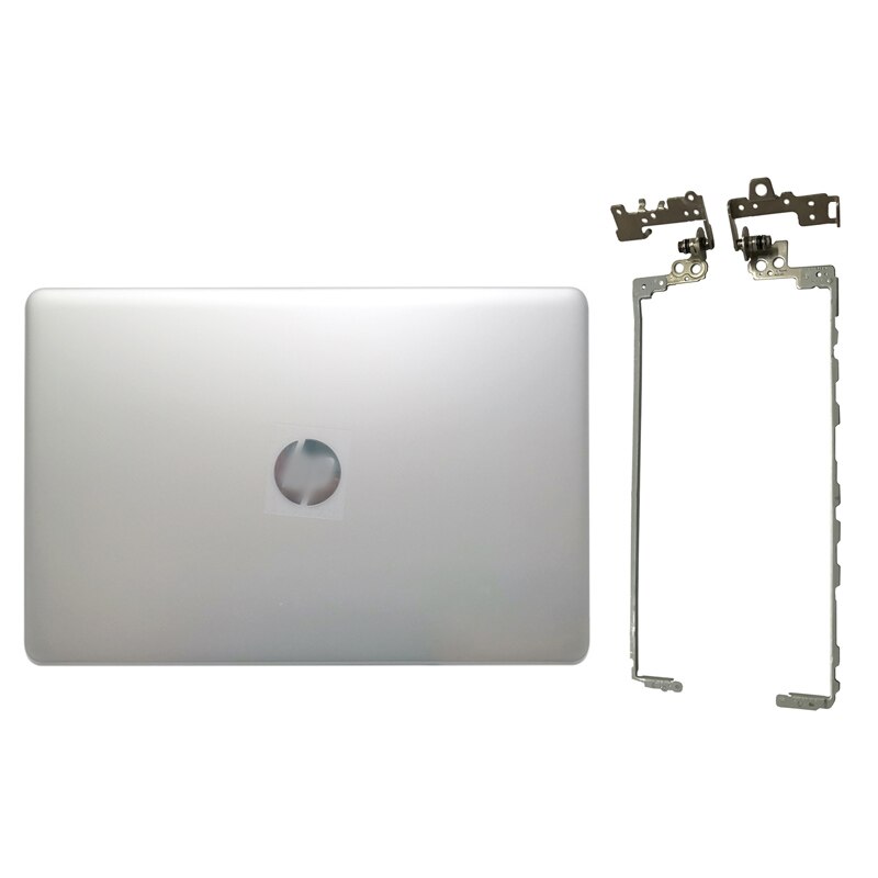 Laptop LCD Back Cover/LCD front bezel/Hinges/Hinges cover For HP 15-BS 15-BW 15-BS070WM 15Q-BU 924899-001 AP204000101SVT 7J1790: Silver and Hinges