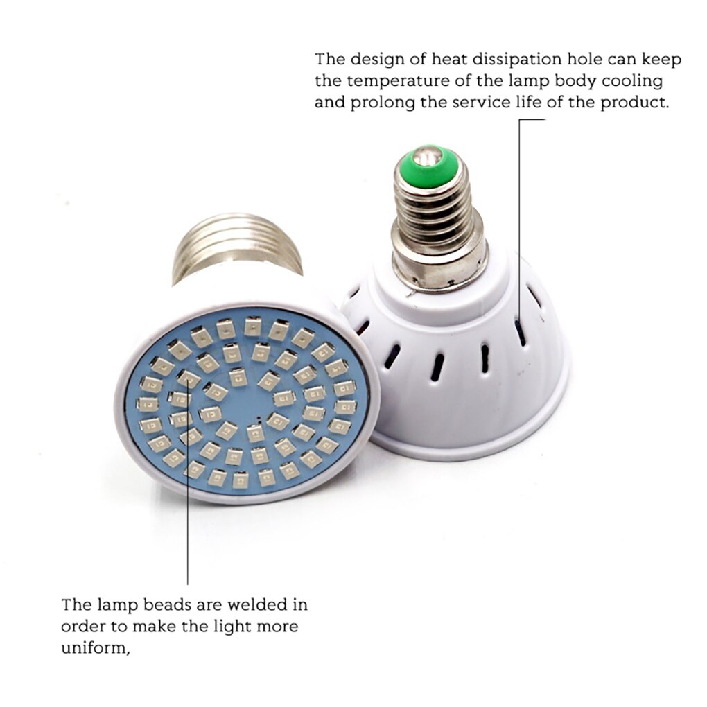 E27 Plantaardige Licht 110V Led Rood Blauw Licht Planten Groeien Lamp Voor Indoor Bloemen Groenten