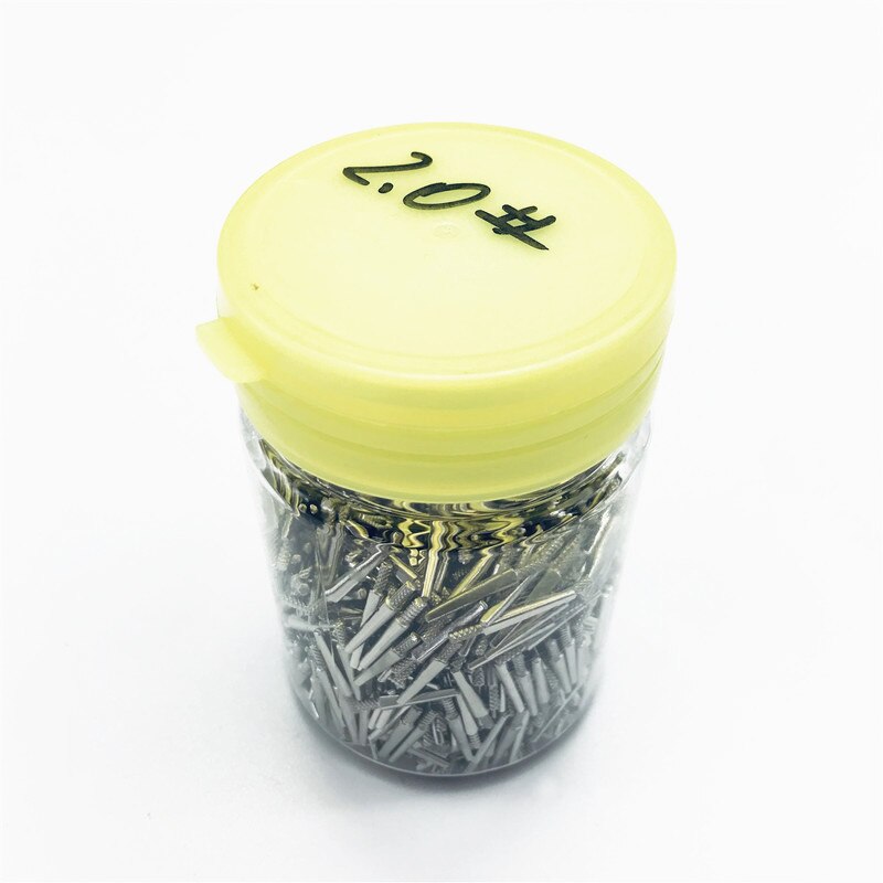 Pasadores de aleación de Zinc para laboratorio dental, 1000 unids/caja, clavos individuales, para técnico Dental: 20mm  1000pcs