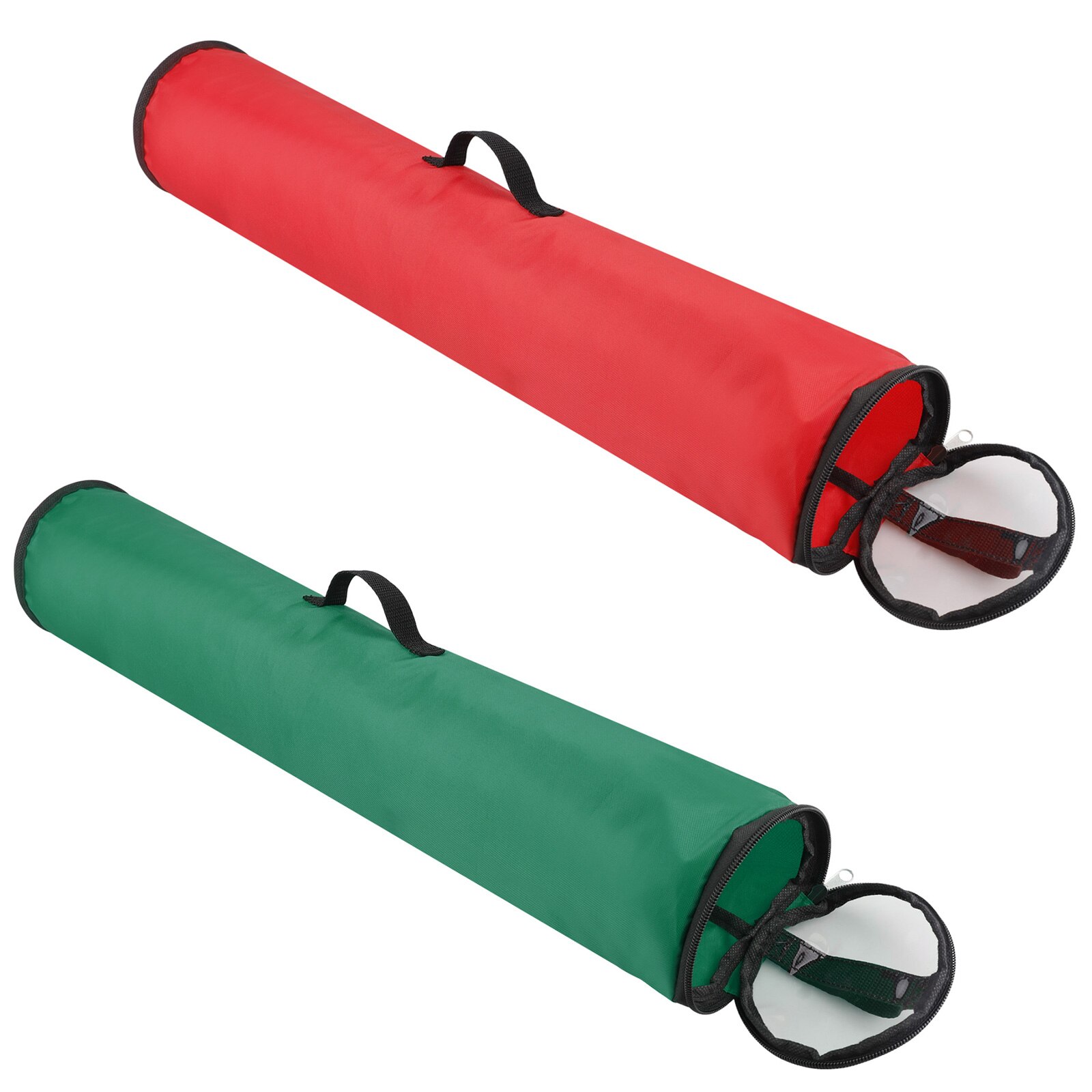 2er Pack Clear Kerst Krans Opslag Container Xmas Opbergtas