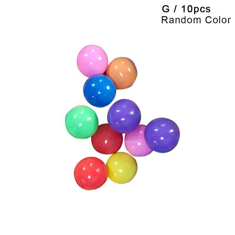 10pcs/lot Thickened Colorful Marine Ball Ocean Balls For Kids Swim Pit Toy Outdoor Fun Children's Playground Baby Ball Pool Toy: G