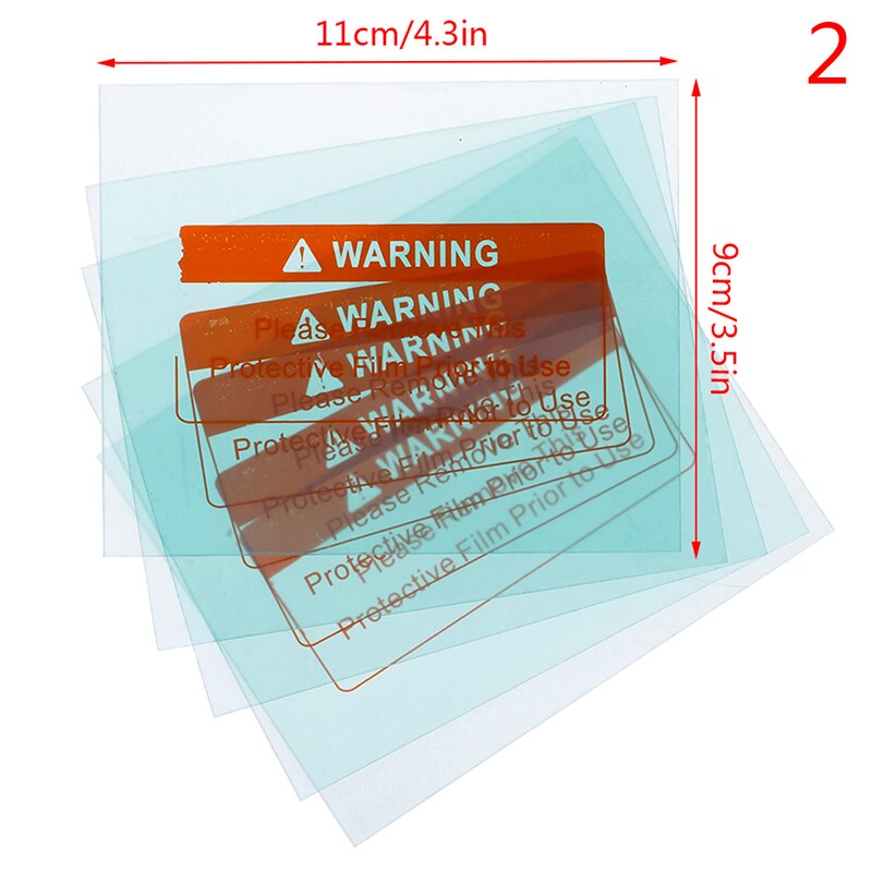 5Pcs Spare Lassen Shield Cover Lens Protector Plaat Voor Lashelm Masker