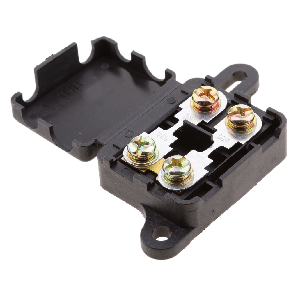 Car Motorcycle Fuse Box ANS / ANF / ANG Fuse Box Mount 32V Waterproof With Cover